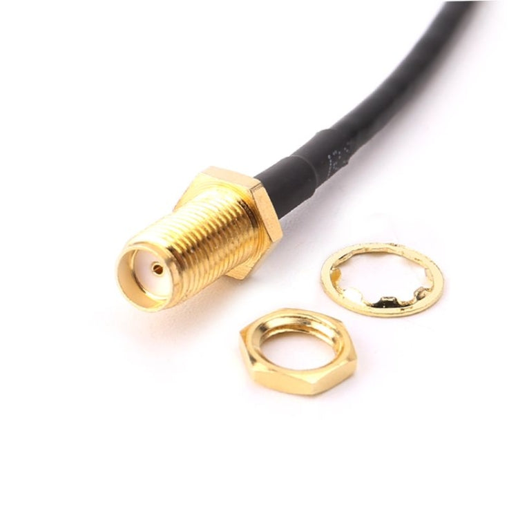 RG174 CRC9 Male Straight TO SMA Female Connecting Cable Extension, Length: 15cm RG174 CRC9 Male Straight TO SMA Female Connecting Cable Extension, Length: 15cm